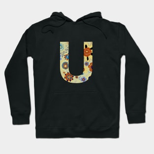 Monogram letter U Hoodie